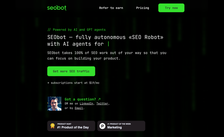 SEObot preview