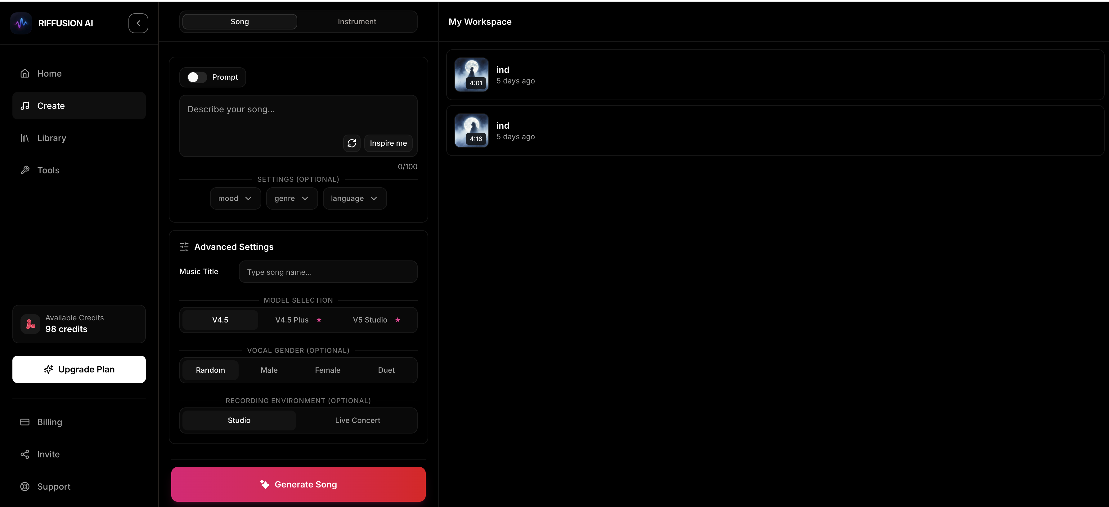Riffusion Ai Music  preview