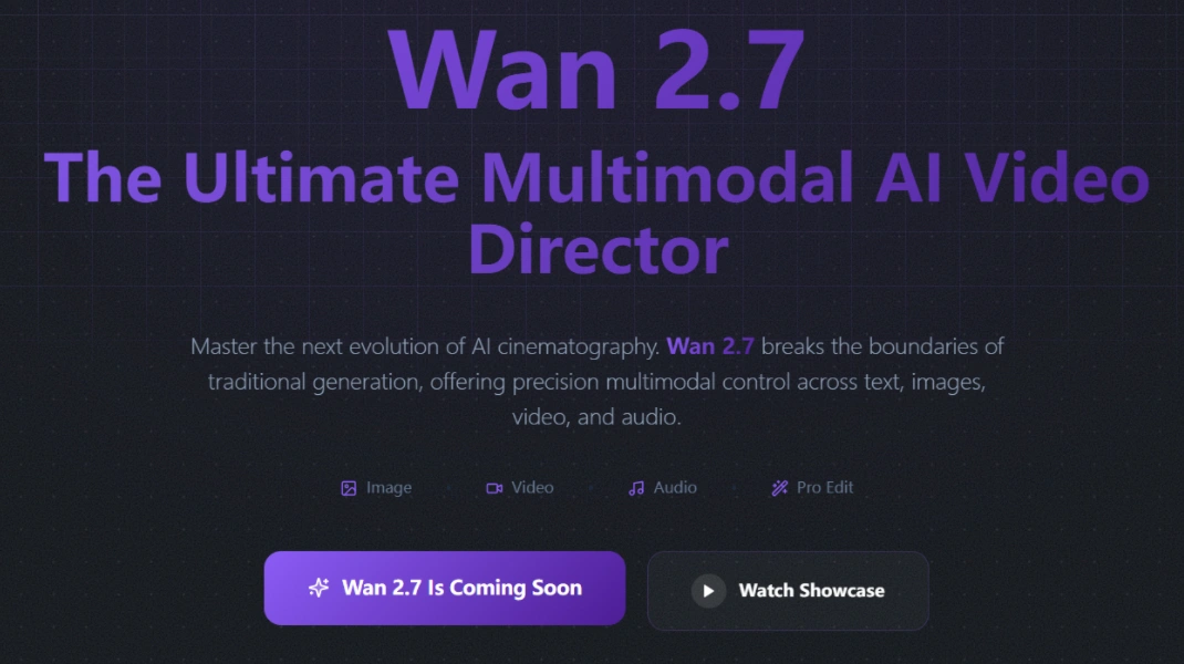 Wan 2.7 AI Video Generator preview