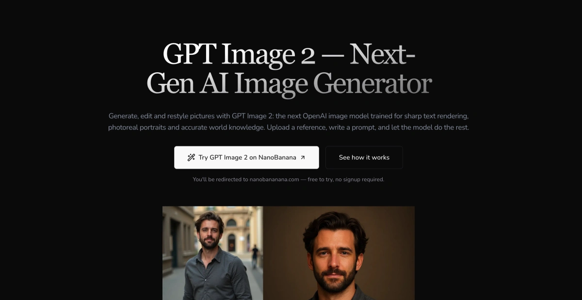 GPT Image 2 — Next-Gen AI Image Generator preview