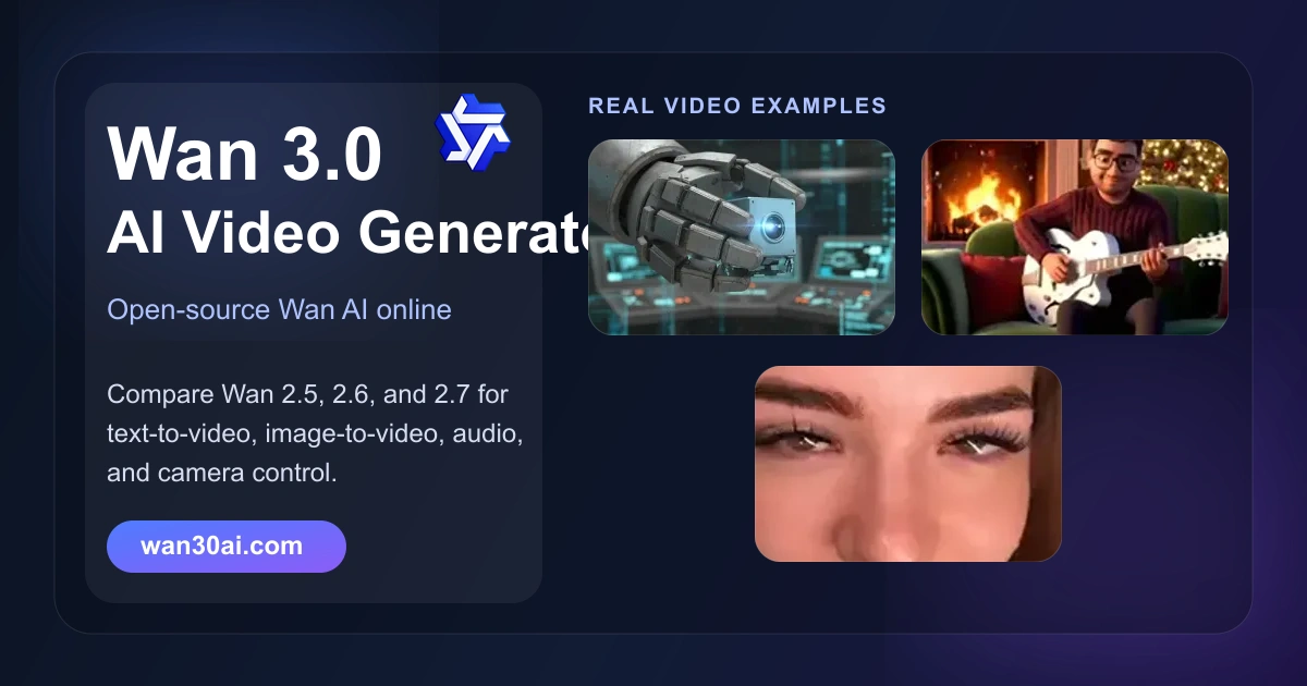 Wan 3.0 preview