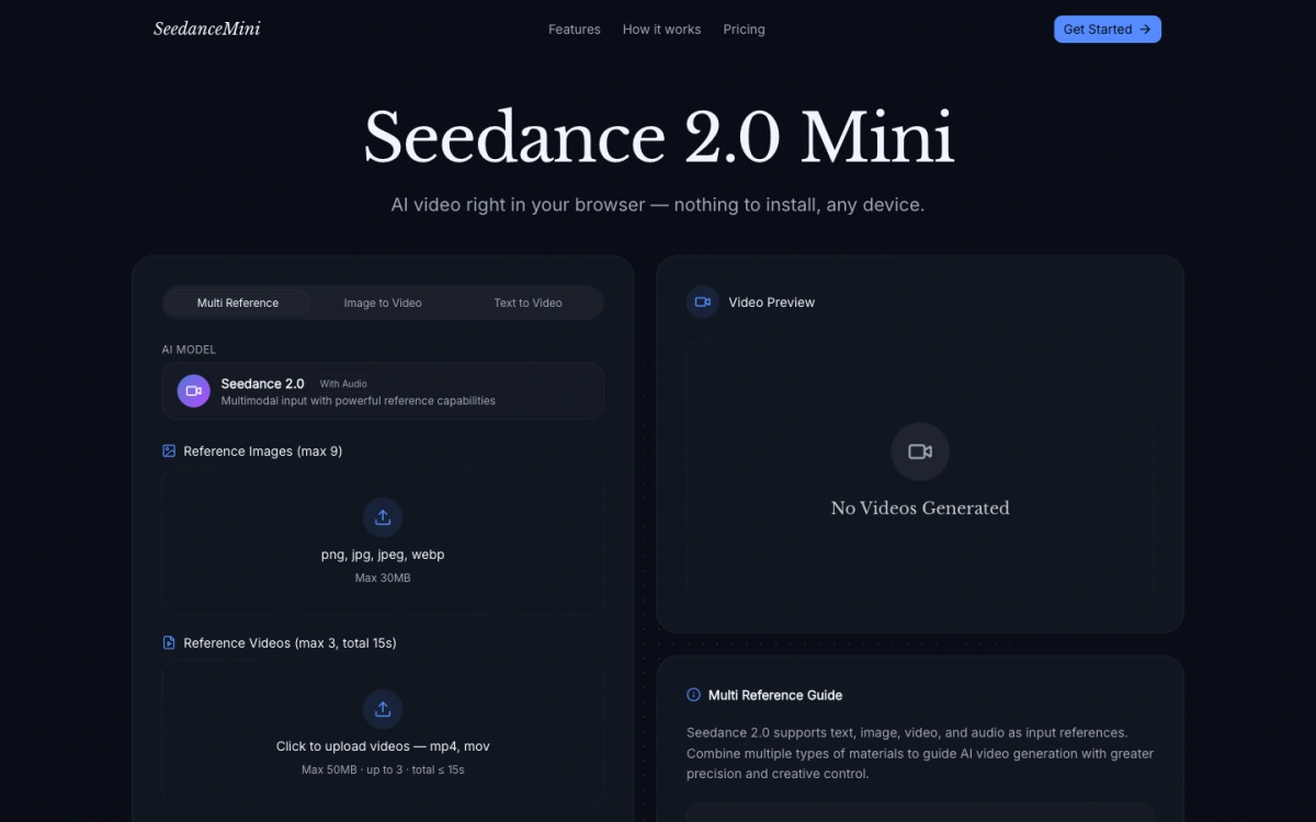Seedance 2.0 Mini preview