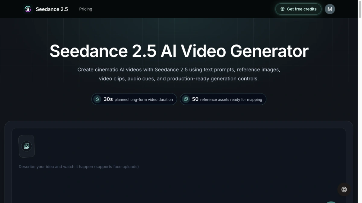 Seedance 2.5 AI Video Generator preview