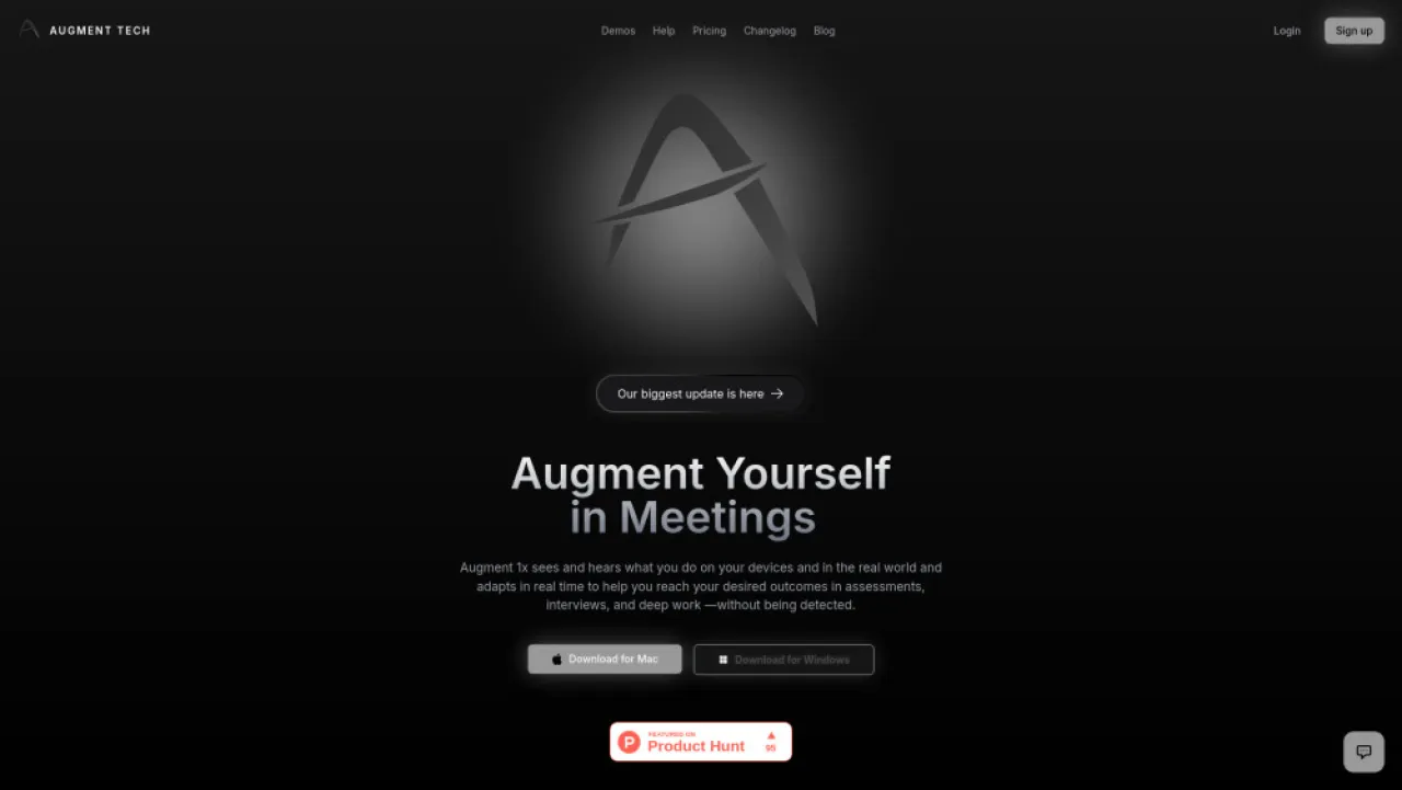 Augment 1x website preview