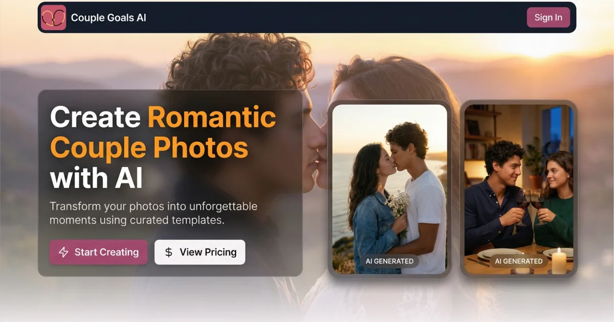 Couple Goals AI preview