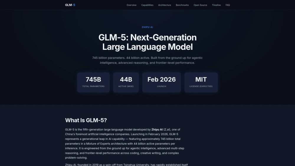 GLM 5 preview