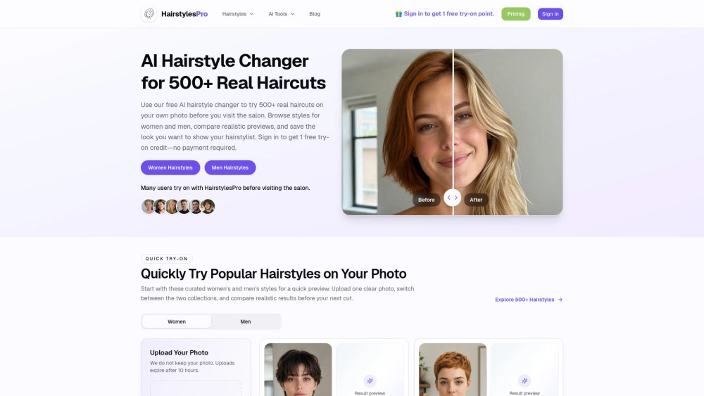 HairstylesPro preview