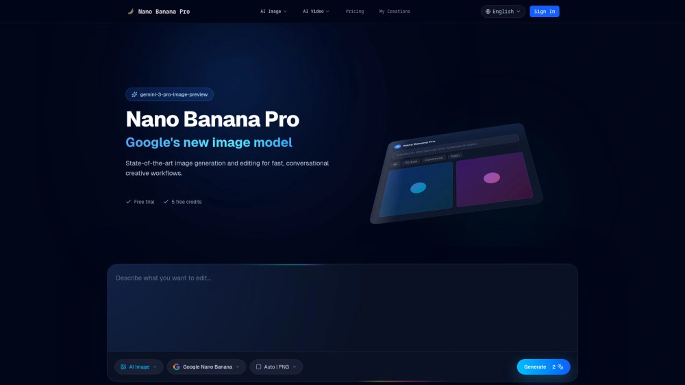 Nano Banana Pro preview