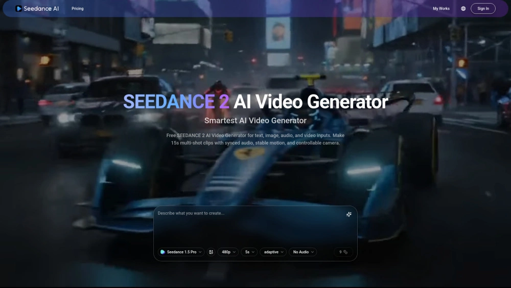 SEEDANCE 2 AI Video Generator preview