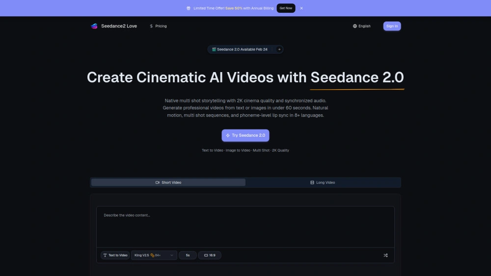 Seedance2 Love preview