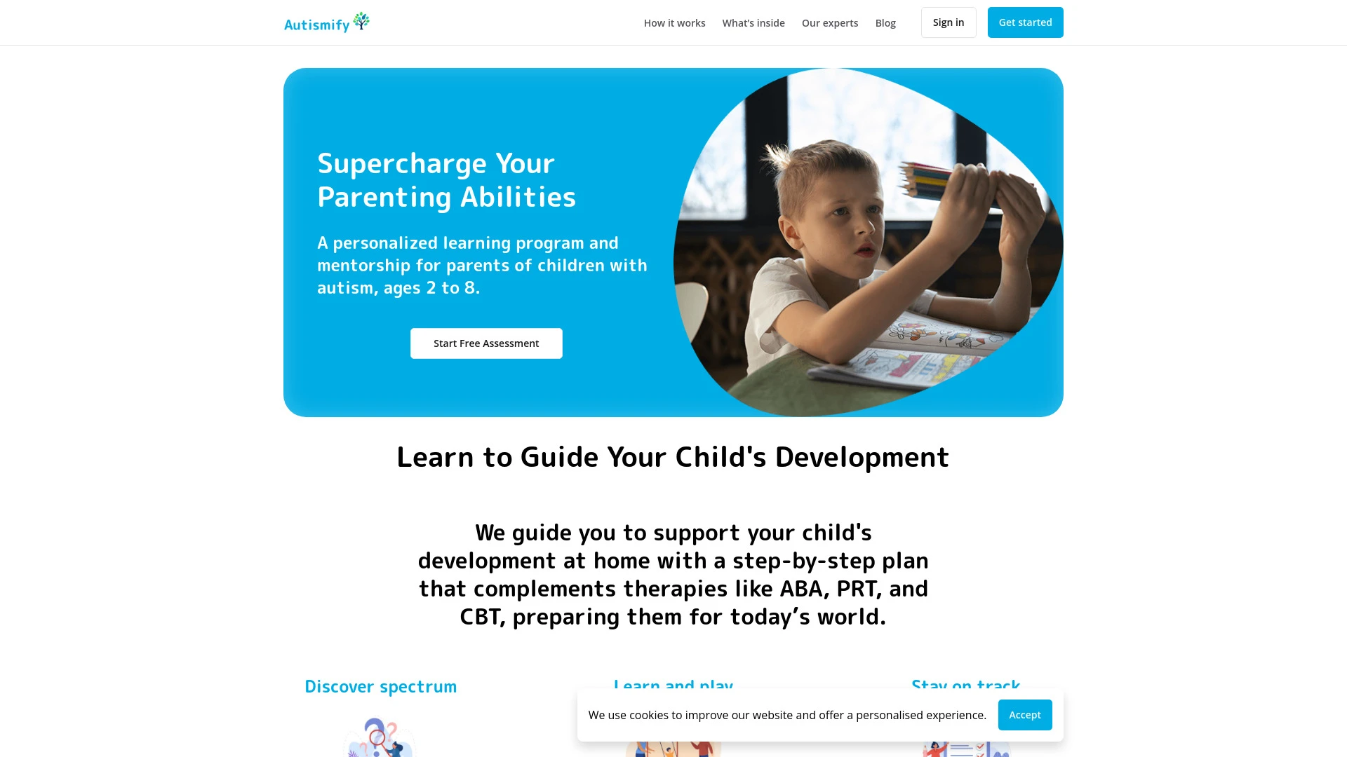 Autismify website preview
