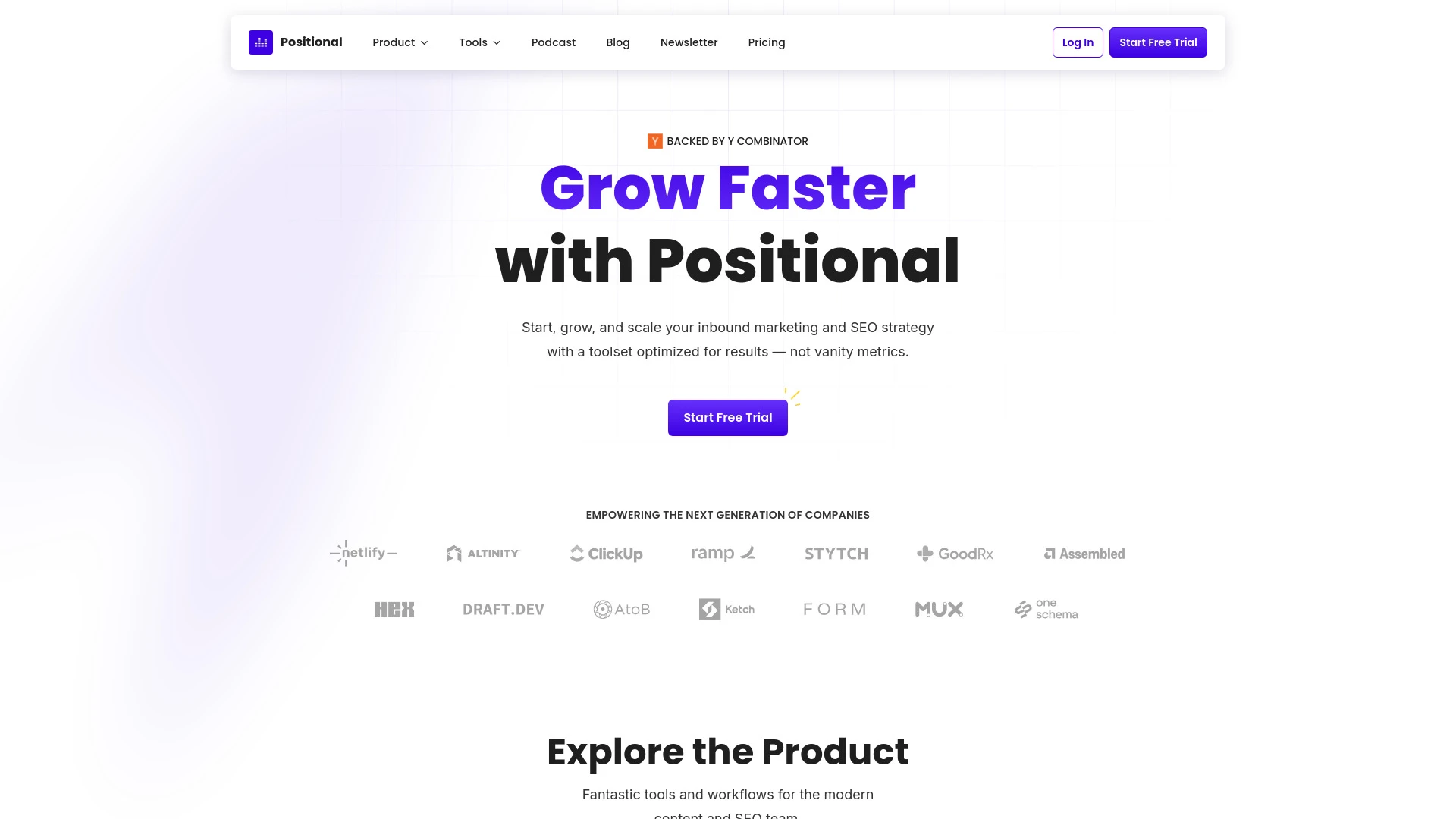 Positional website preview