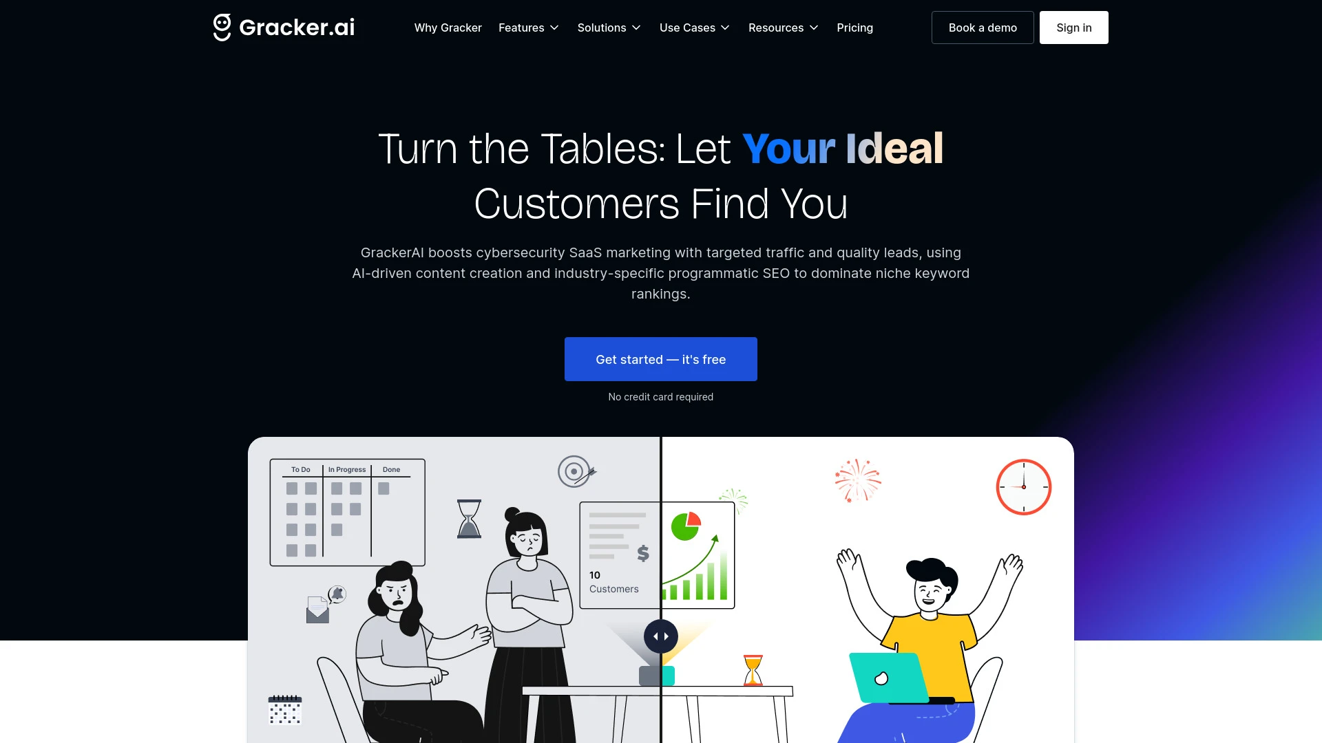 GrackerAI website preview