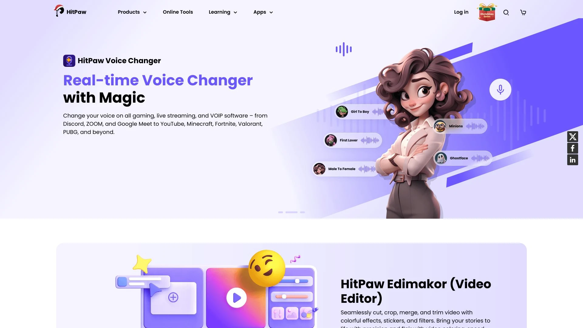 HitPaw Official website preview