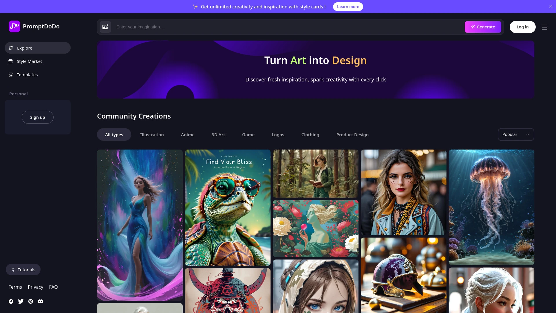 PromptDoDo AI website preview
