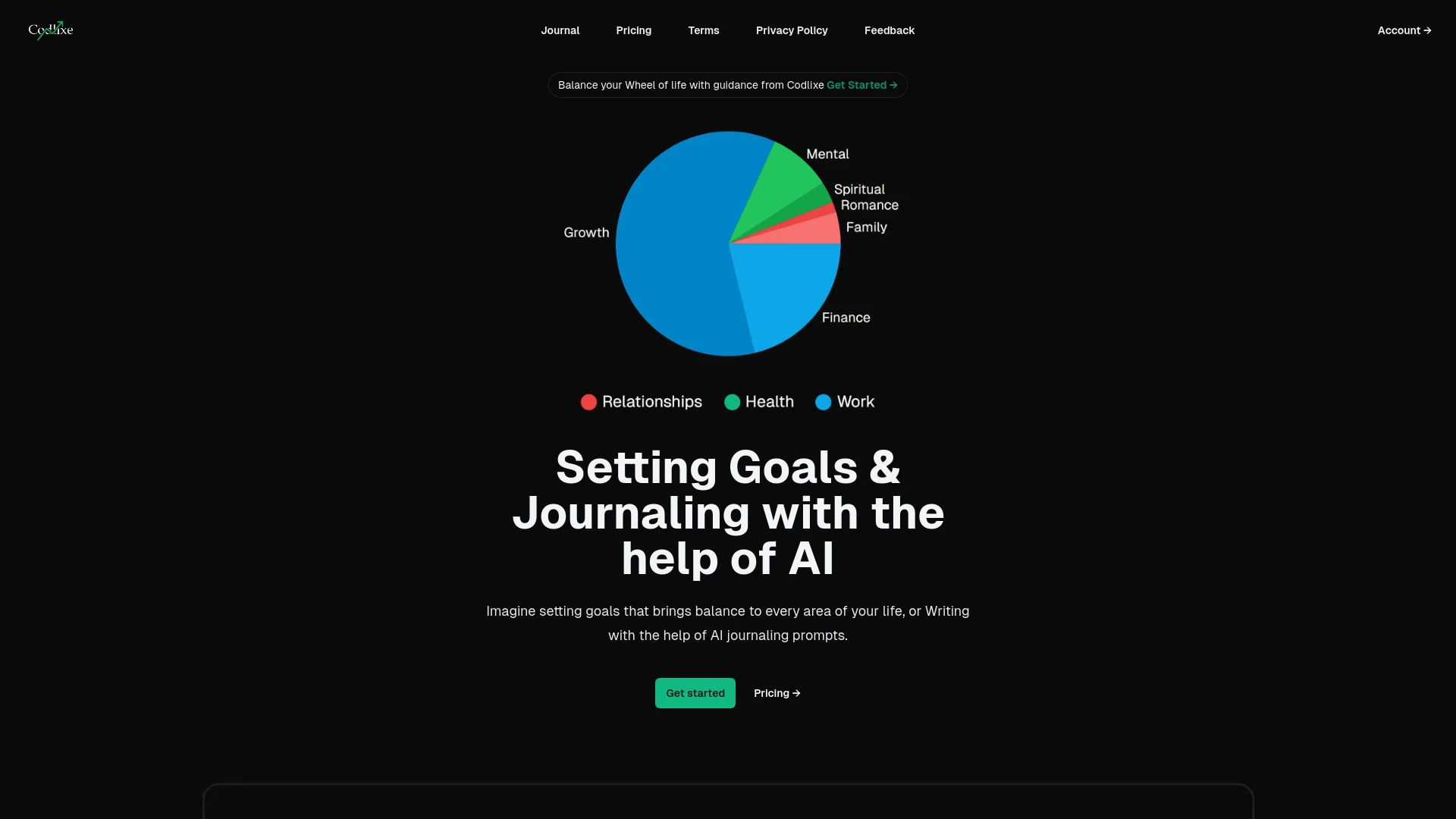 Codlixe website preview