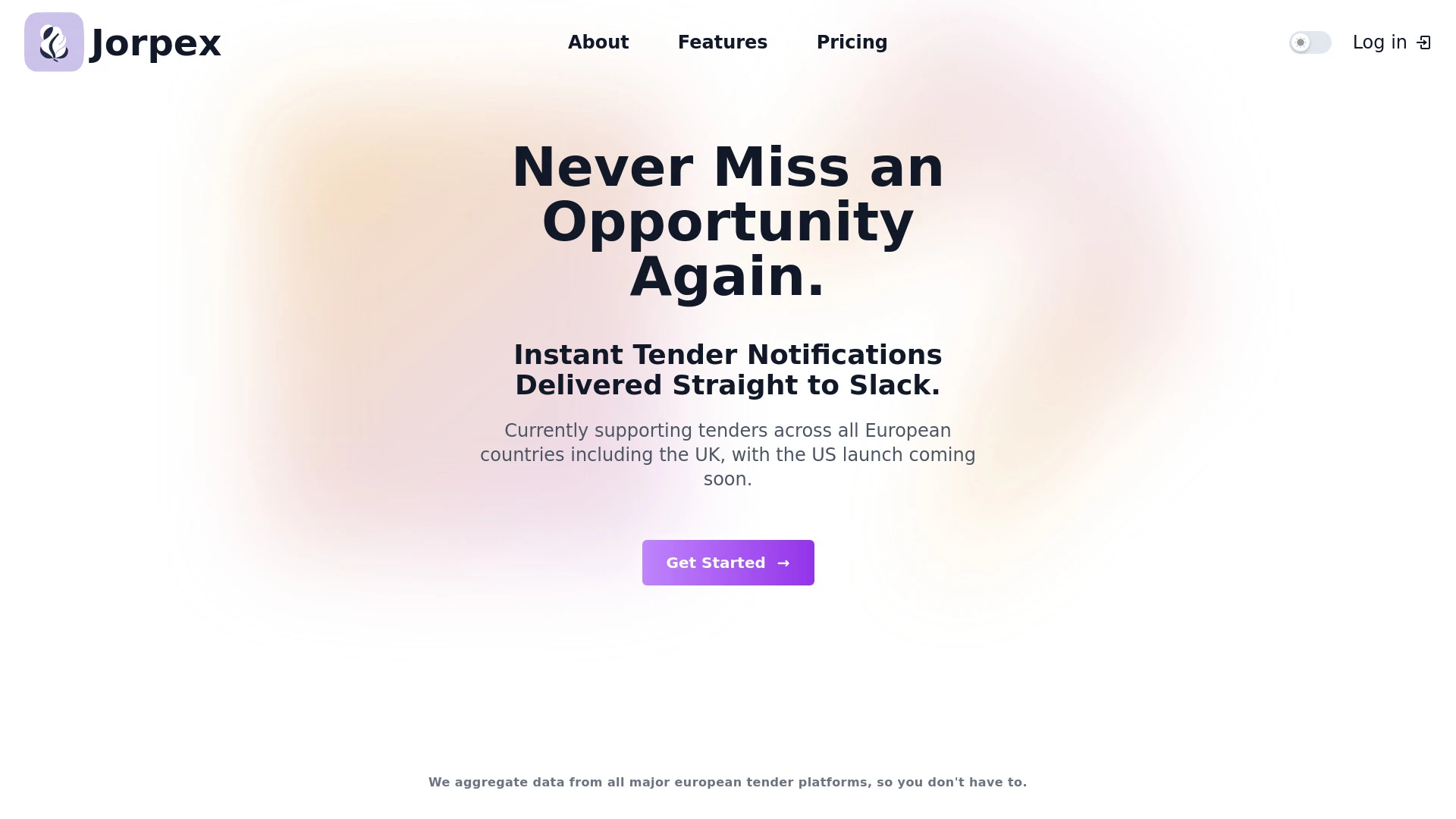 Jorpex website preview