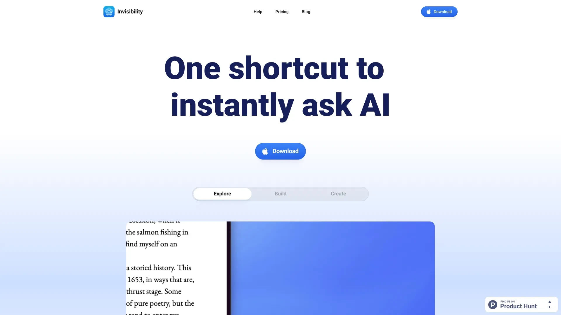 Invisibility preview