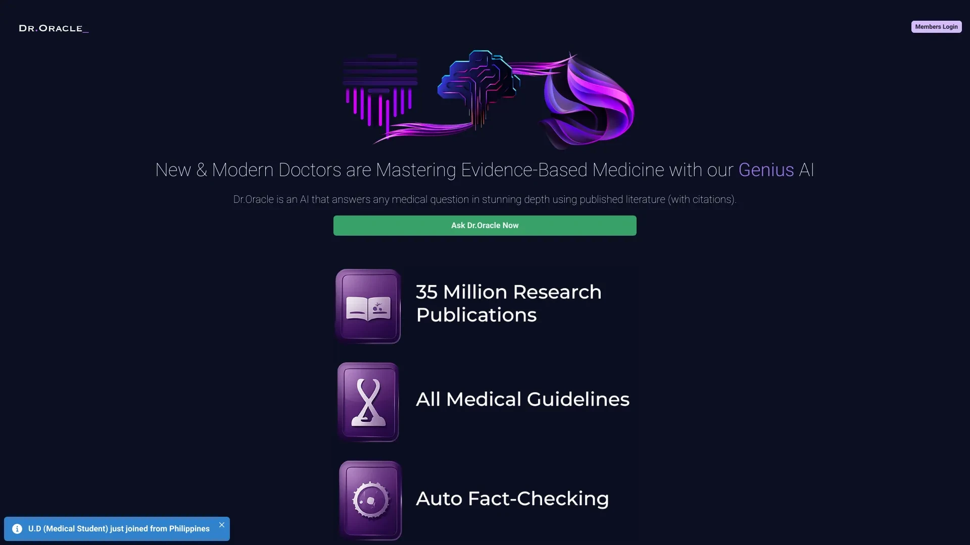 Dr.Oracle website preview