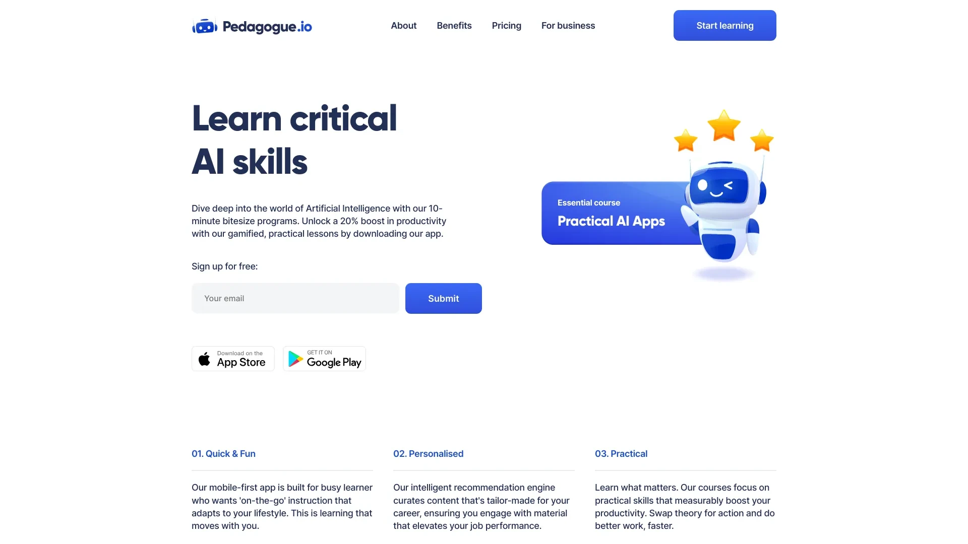 Pedagogue website preview