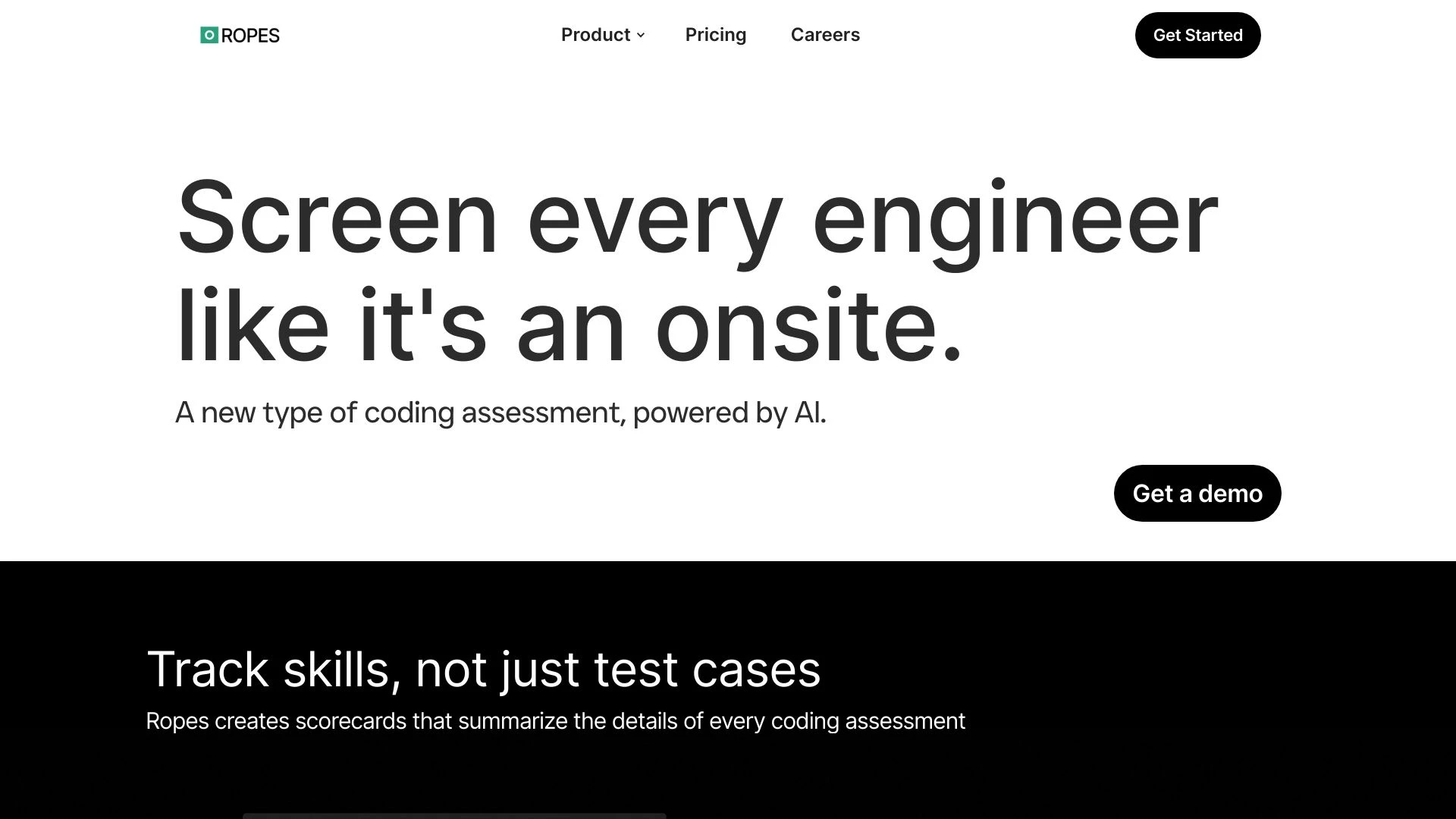 Ropes AI website preview