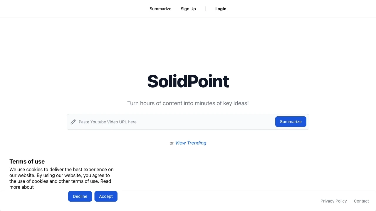 SolidPoint website preview