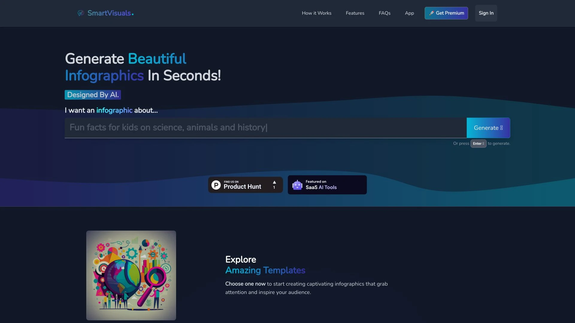 SmartVisuals website preview