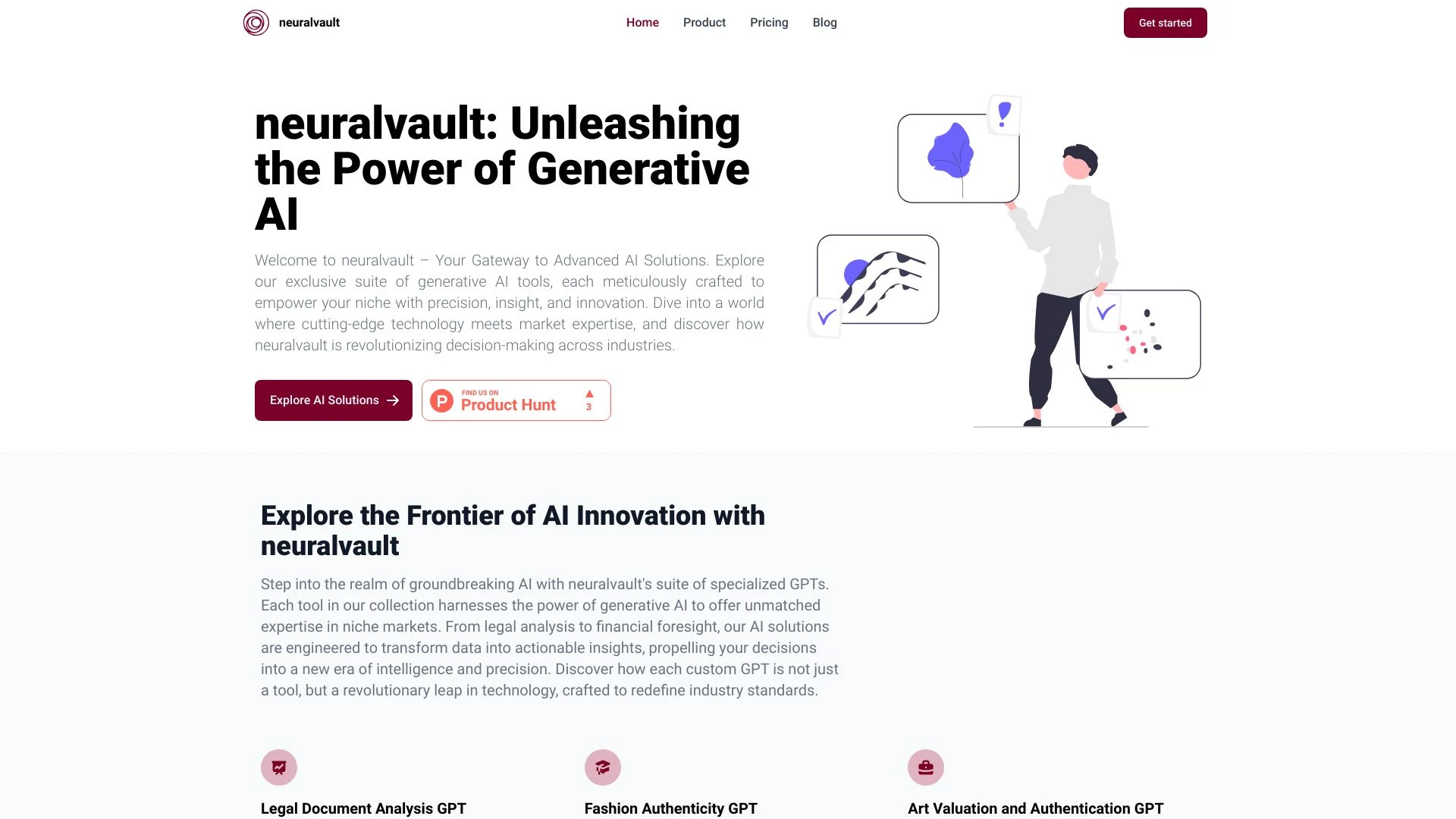 neuralvault website preview